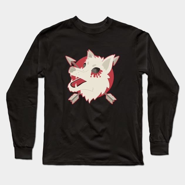 Bloody Moon Long Sleeve T-Shirt by Jay Cobs